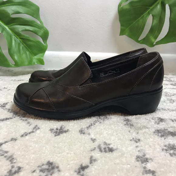 Clarks Shoes - CLARKS WEDGES / SLIP ONS LEATHER SHOES